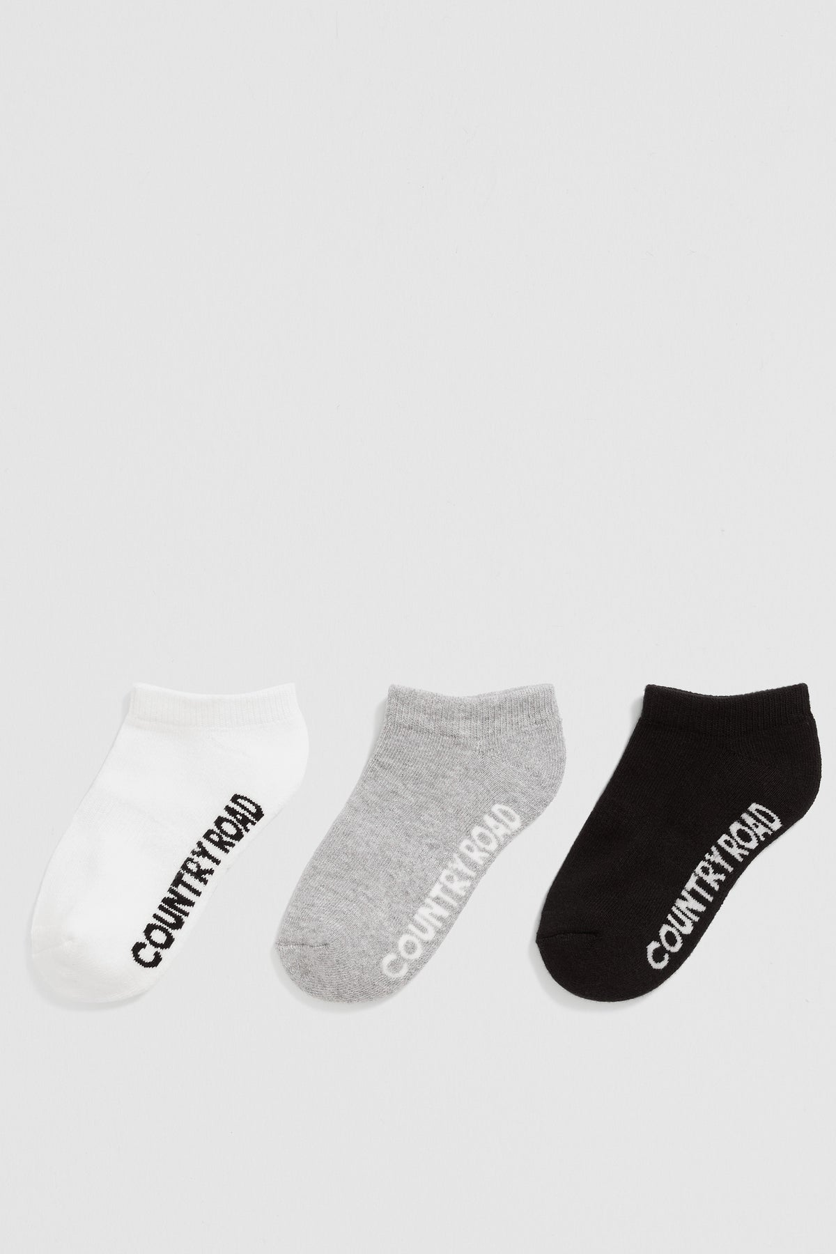 Organically Grown Cotton Blend Cushion Sock Pack Of 3