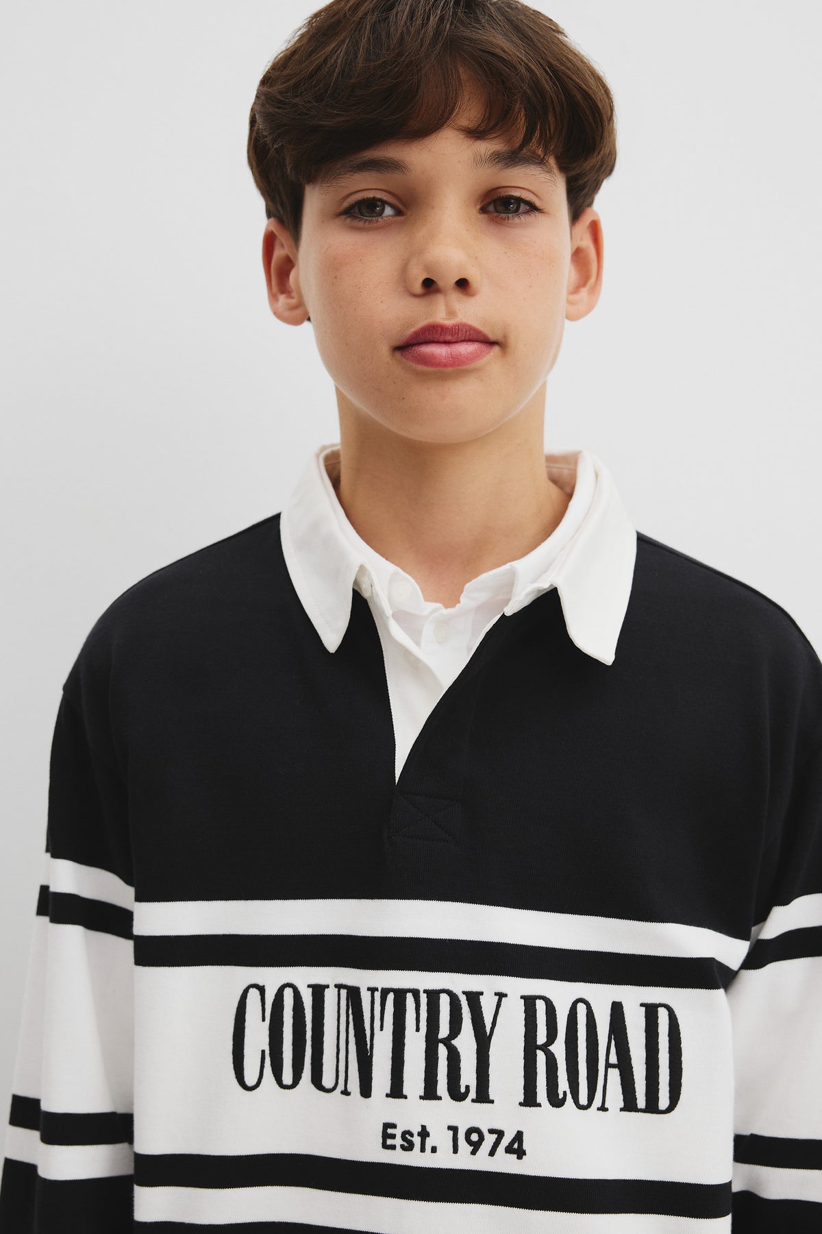 Teen Australian Cotton Panelled Rugby Shirt