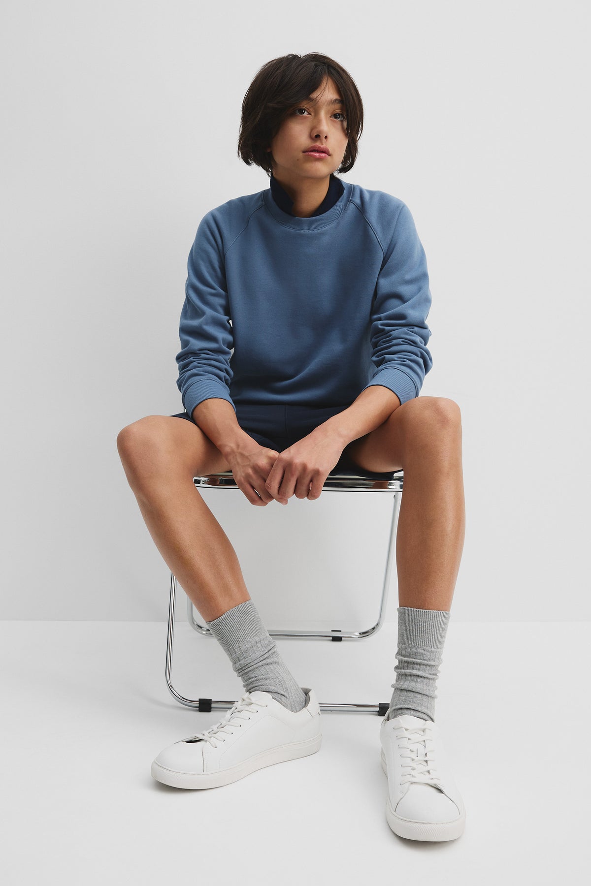 Teen Cotton Blend Panelled Sweat