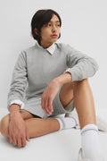 Teen Cotton Blend Panelled Sweat