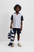 Cotton Open Neck Polo
