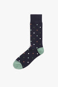 Cotton Blend Multi Spot Sock