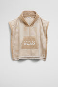 Australian Cotton Logo Stripe Poncho