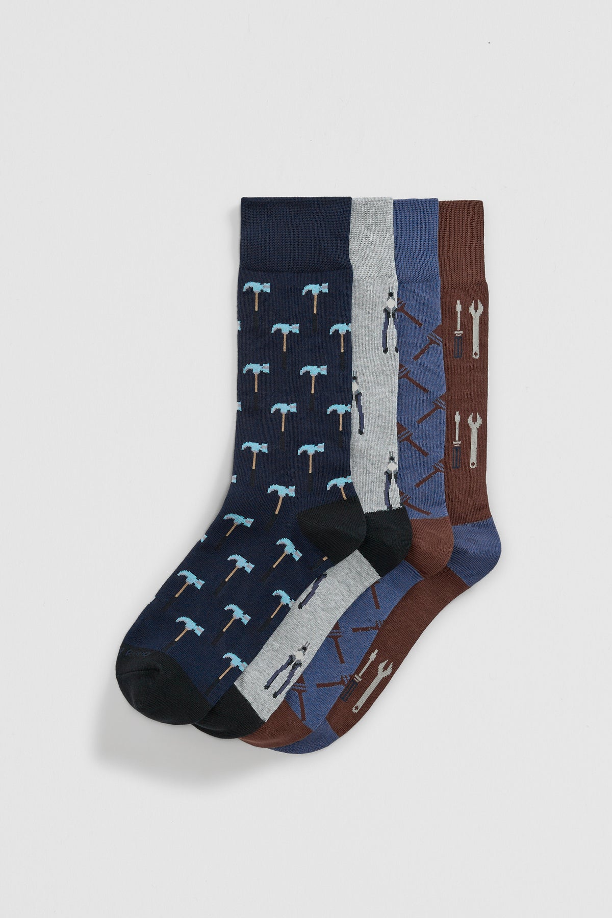 Cotton Blend Handyman Sock Pack Of 4