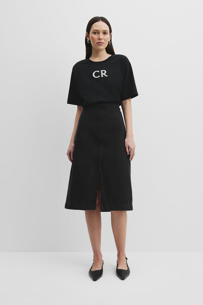 Australian Cotton Cr Logo T-Shirt