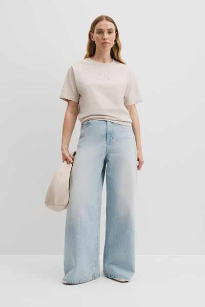 Australian Cotton Cr Logo T-Shirt