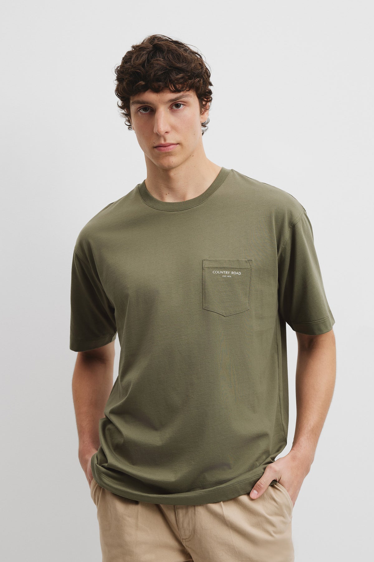 Cotton Oversized Pocket T-Shirt