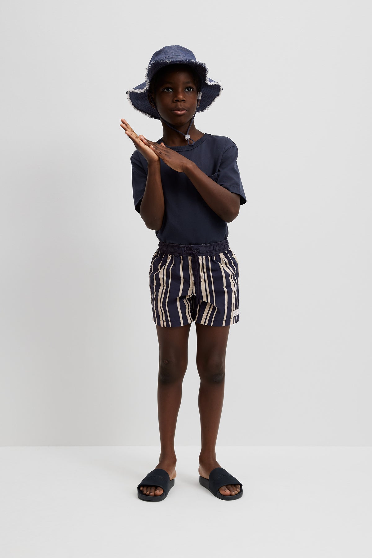 Blend Stripe Board Short