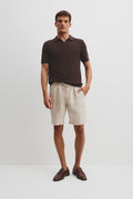 Organically Grown Linen Drawcord Short