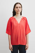 Short Sleeve Soft Popover
