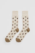 Cotton Blend Burger Sock