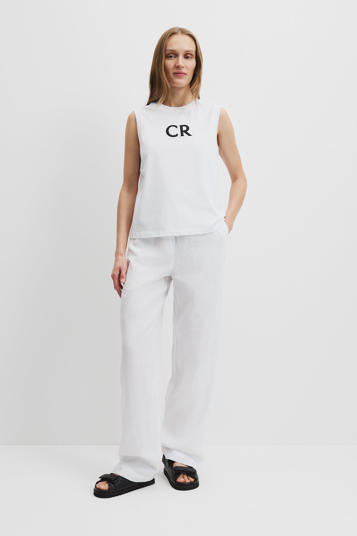 Australian Cotton Cr Logo Tank