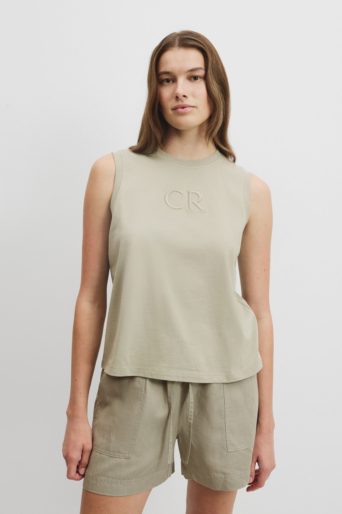 Australian Cotton Cr Logo Tank