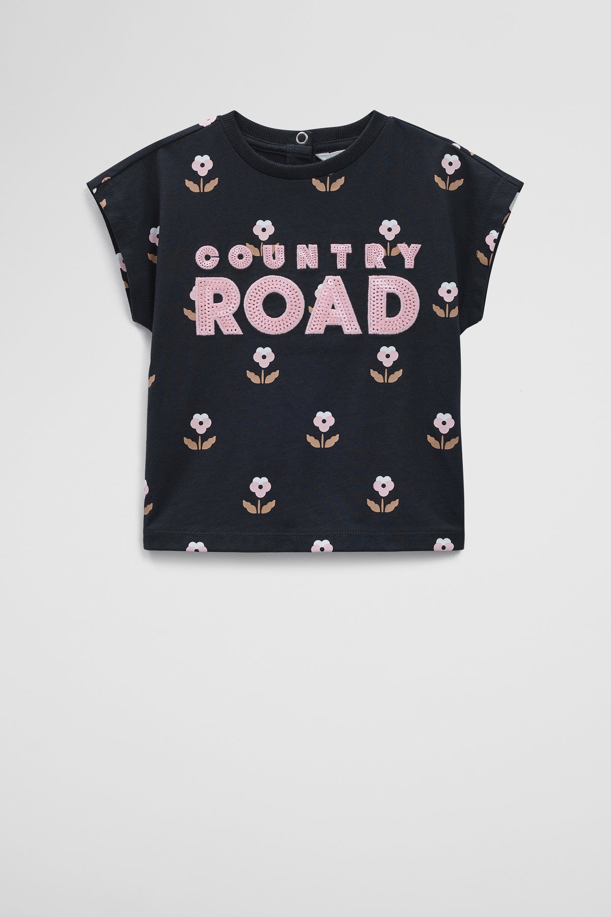 Sequin Logo T-Shirt