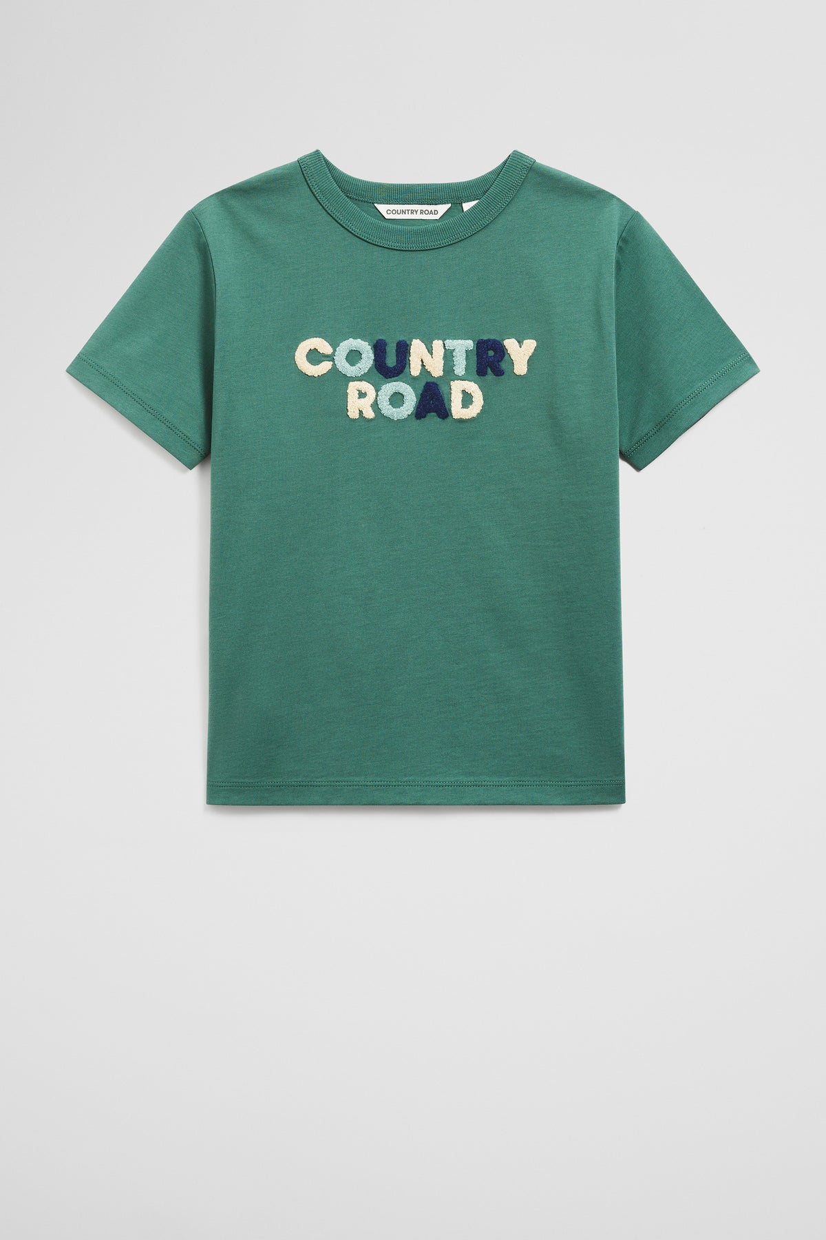 Organically Grown Cotton Boucle Logo T-Shirt