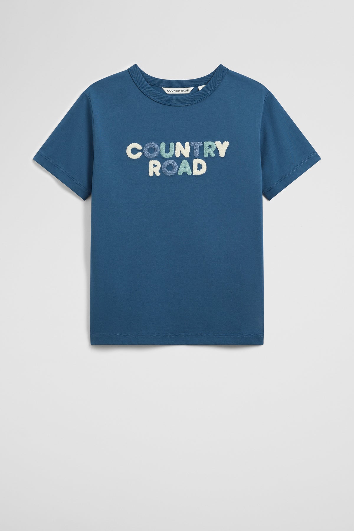 Organically Grown Cotton Boucle Logo T-Shirt