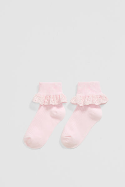 Rib Frill Sock