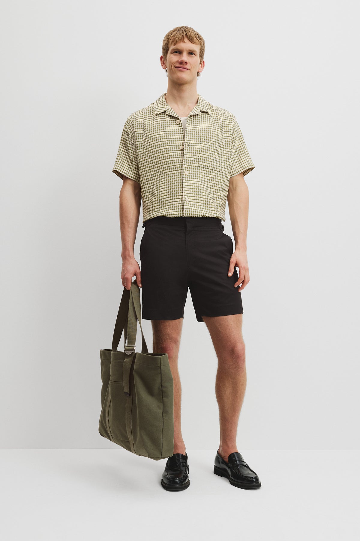 Organically Grown Cotton Strap Buckle Short