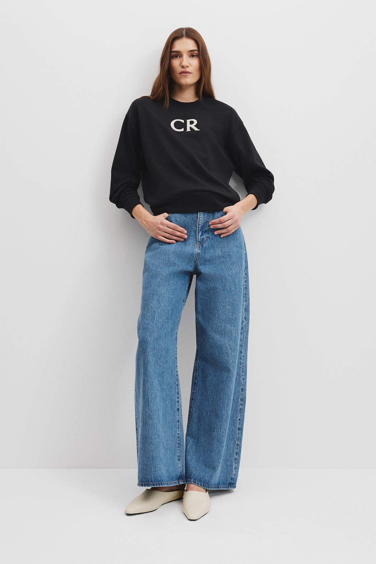 Australian Cotton Cr Logo Sweat