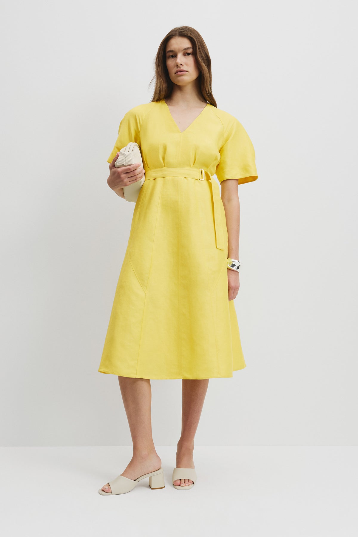 Panelled Midi Dress