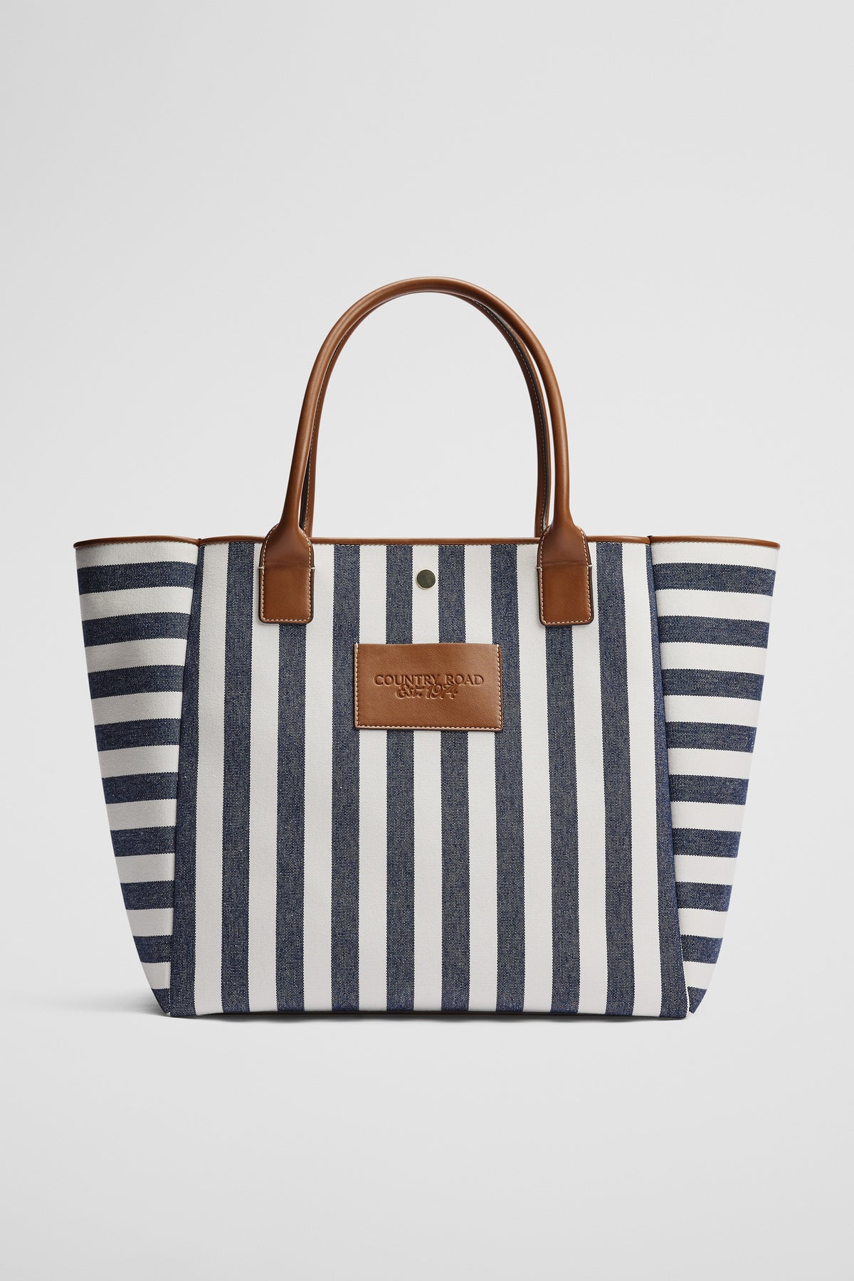 Australian Cotton Stripe Canvas Tote