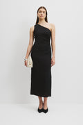 Organically Grown Linen Asymmetric Dress