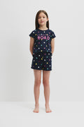 Cotton Logo Spot Pyjama Set