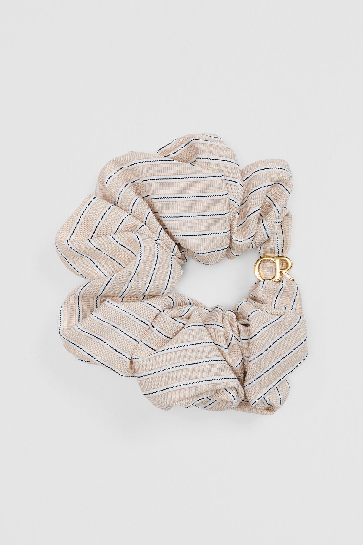 Cr Stripe Scrunchie