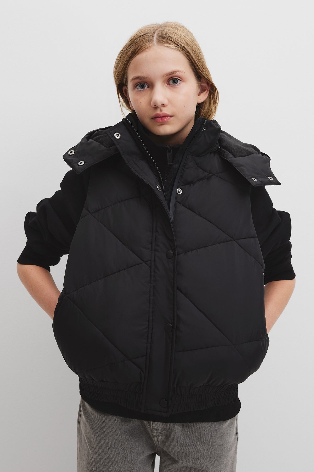 Teen Polyester Puffer Vest