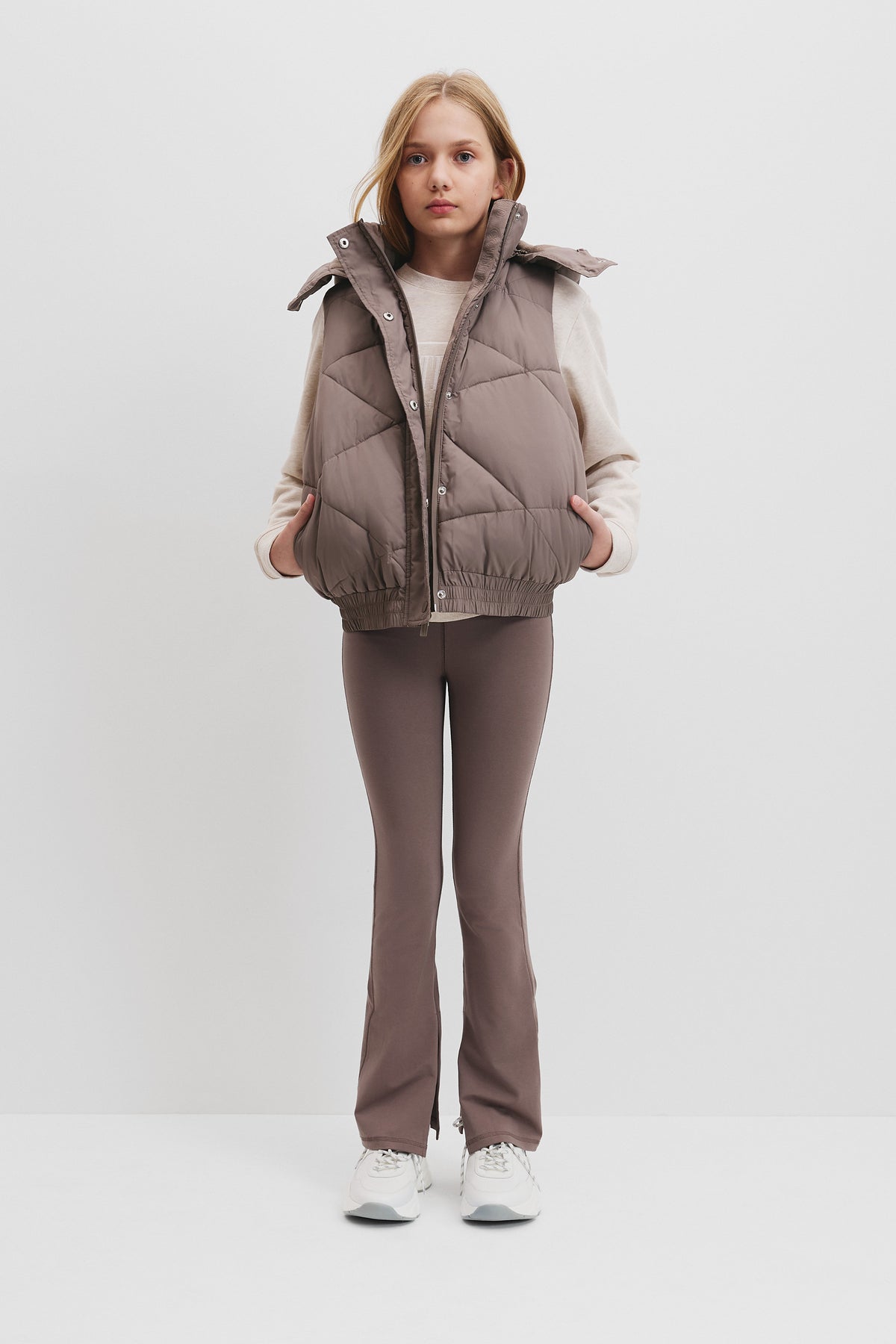 Teen Polyester Puffer Vest