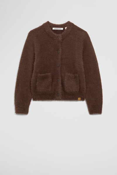 Fluffy Knit Cardigan
