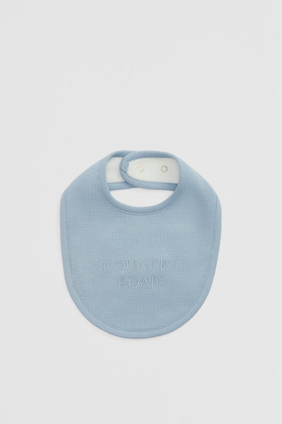 Organically Grown Cotton Waffle Bib