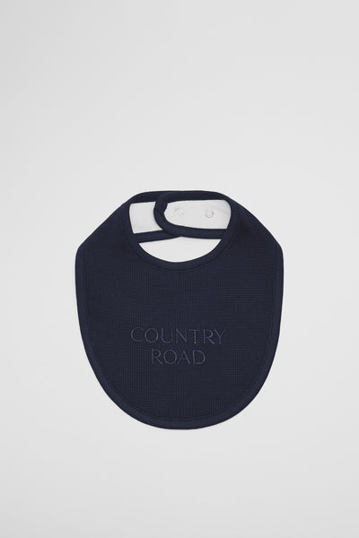 Organically Grown Cotton Waffle Bib