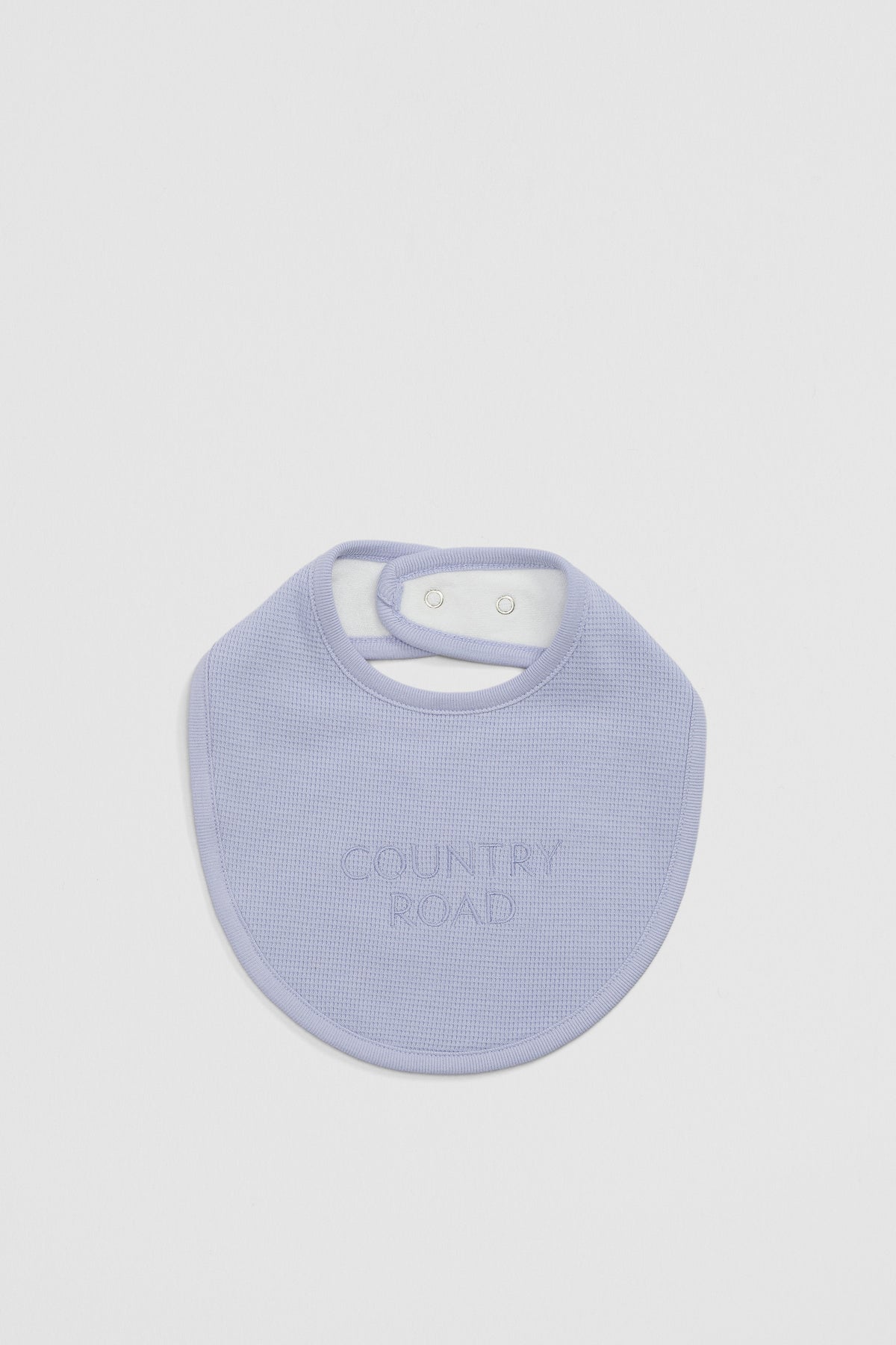 Organically Grown Cotton Waffle Bib