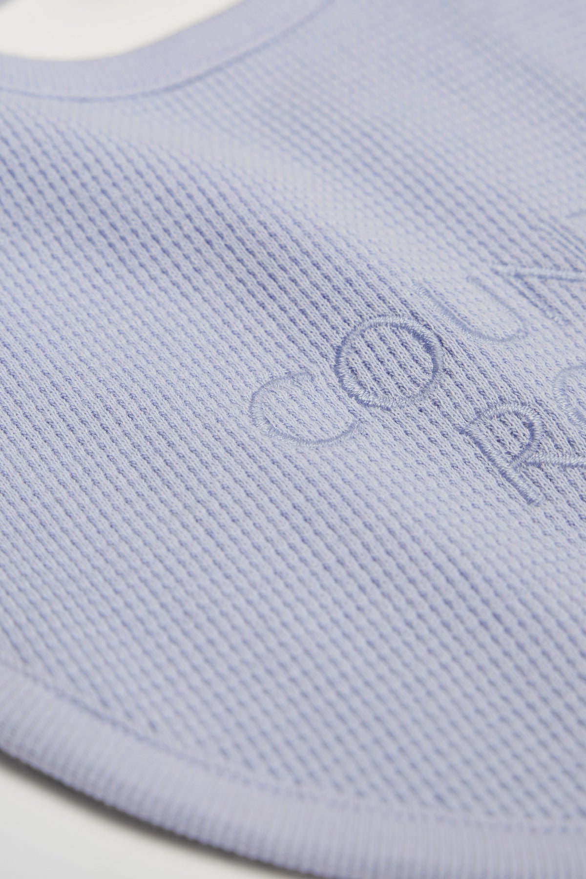 Organically Grown Cotton Waffle Bib