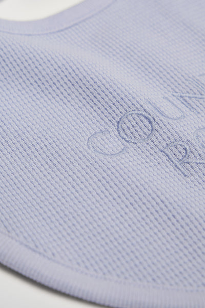 Organically Grown Cotton Waffle Bib