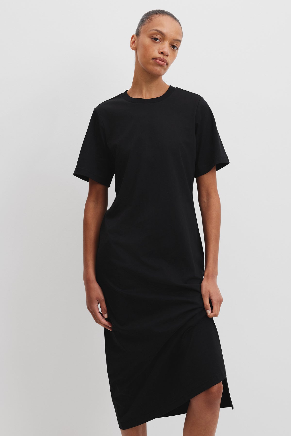 Cotton Midi T-Shirt Dress