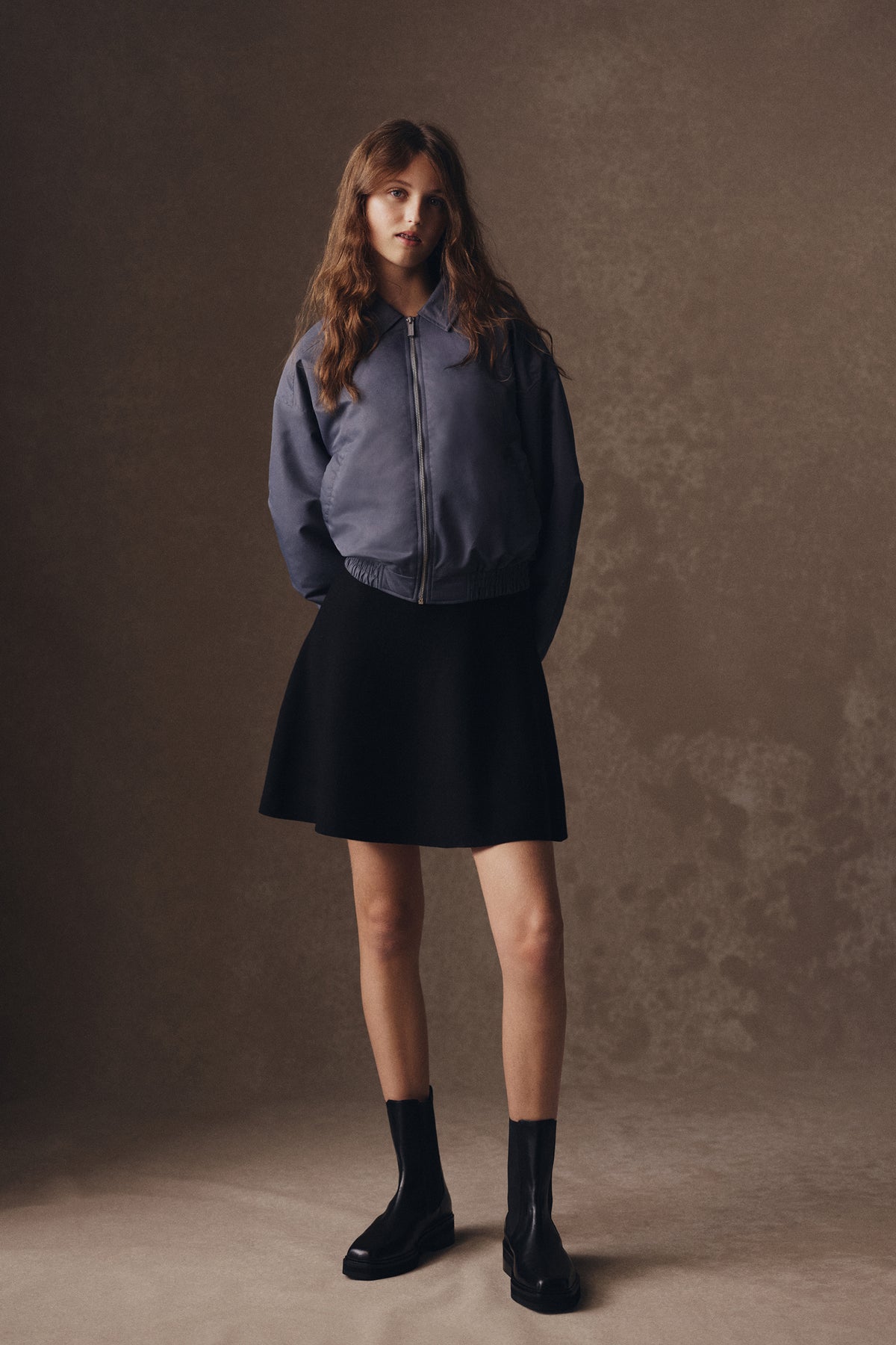 Teen Oversized Bomber Jacket