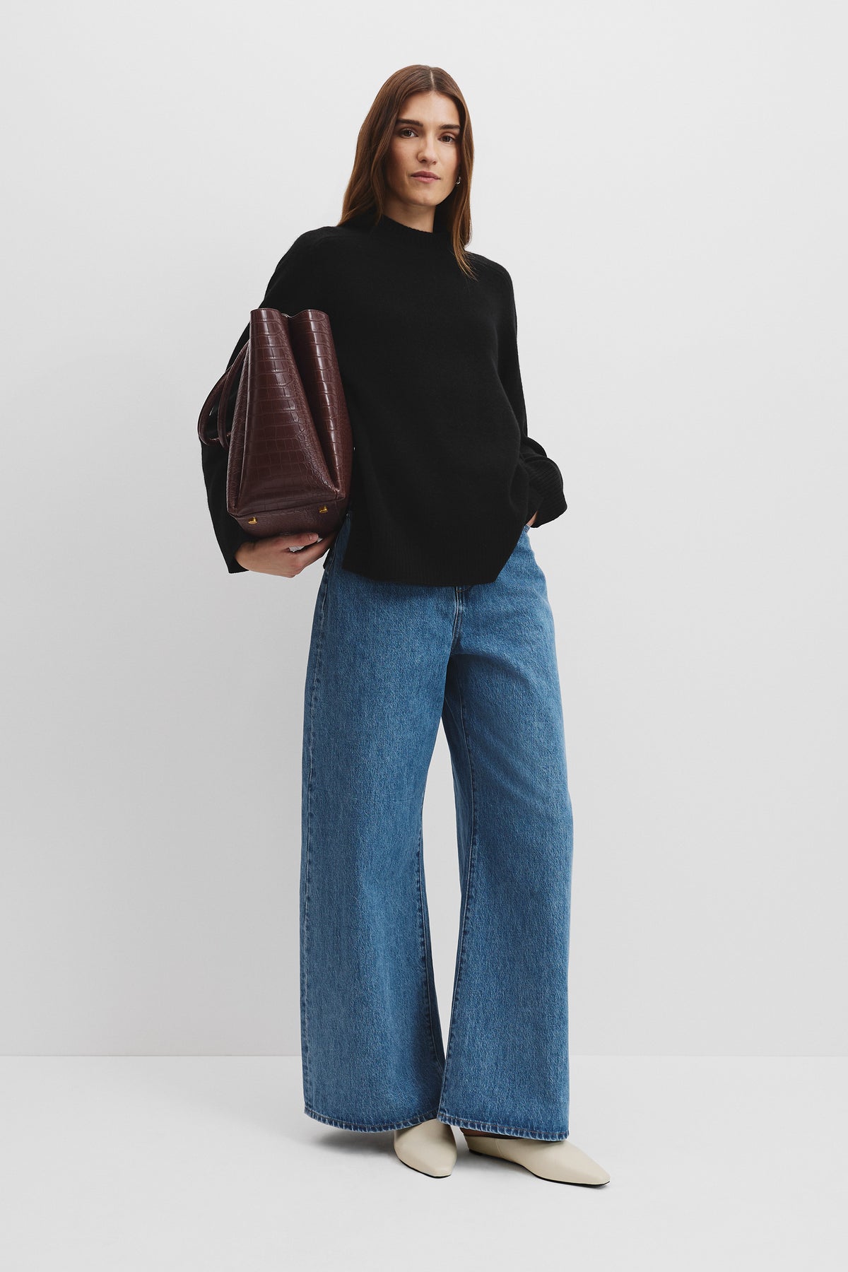 Merino Wool Longline Knit
