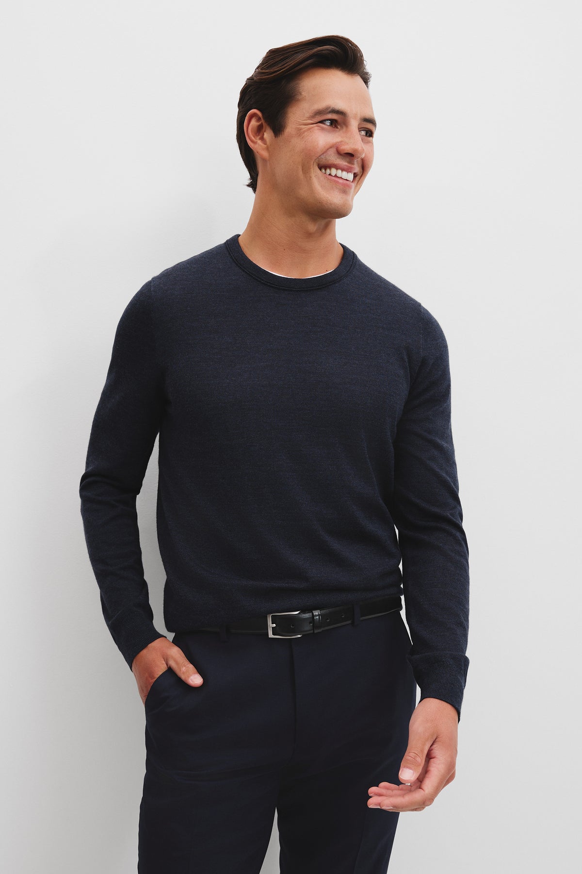 Australian Merino Wool Crew Neck Knit