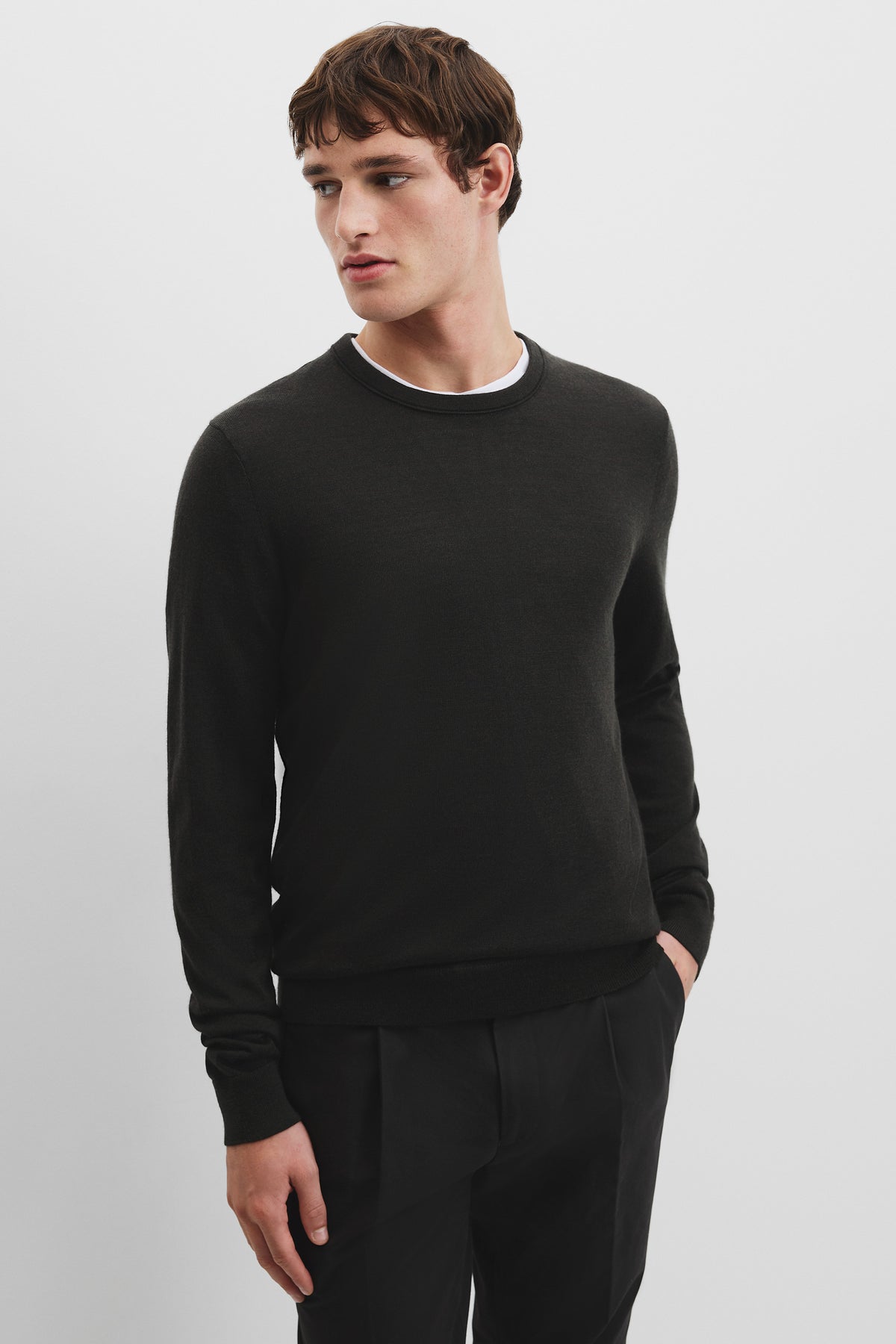 Australian Merino Wool Crew Neck Knit