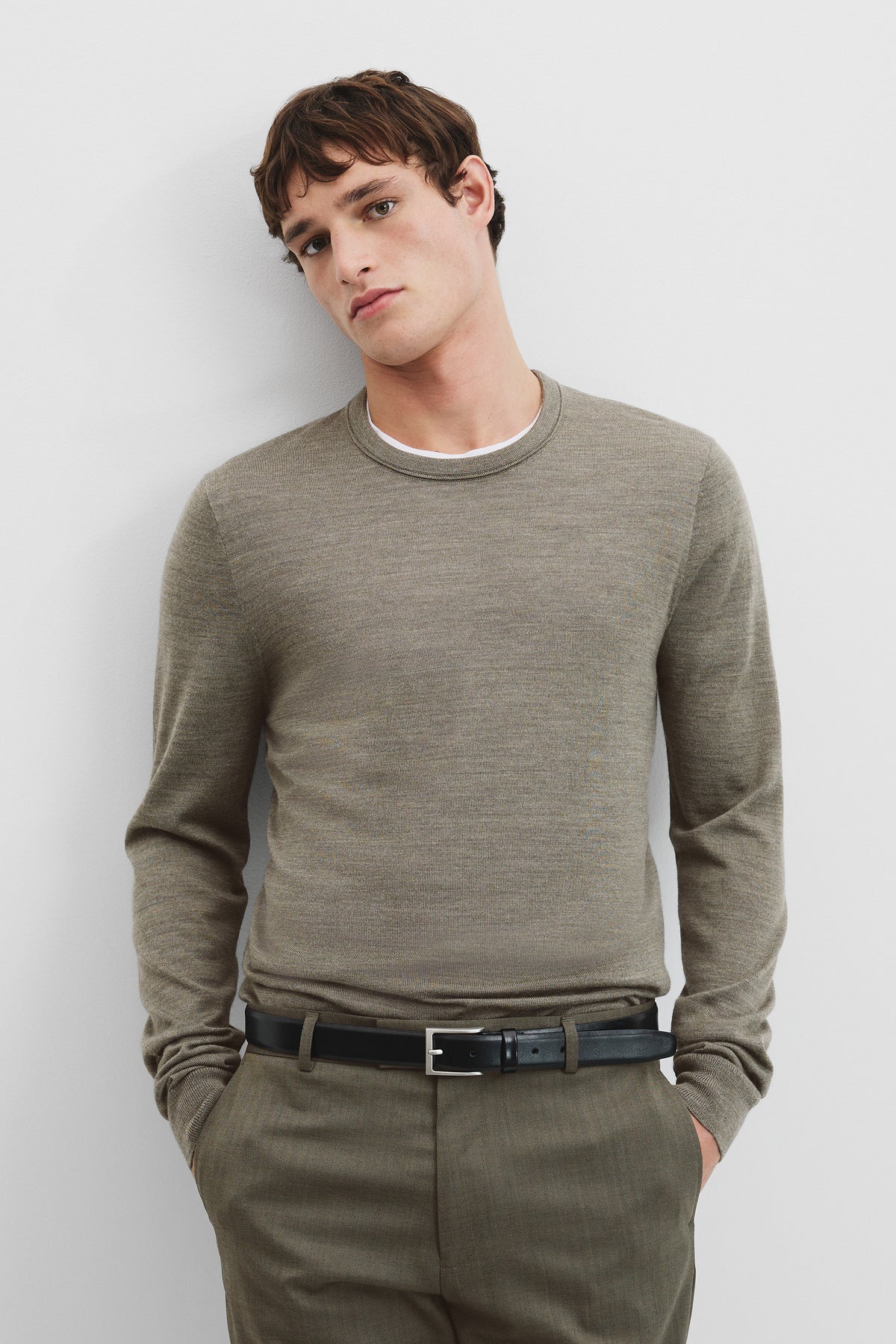 Australian Merino Wool Crew Neck Knit
