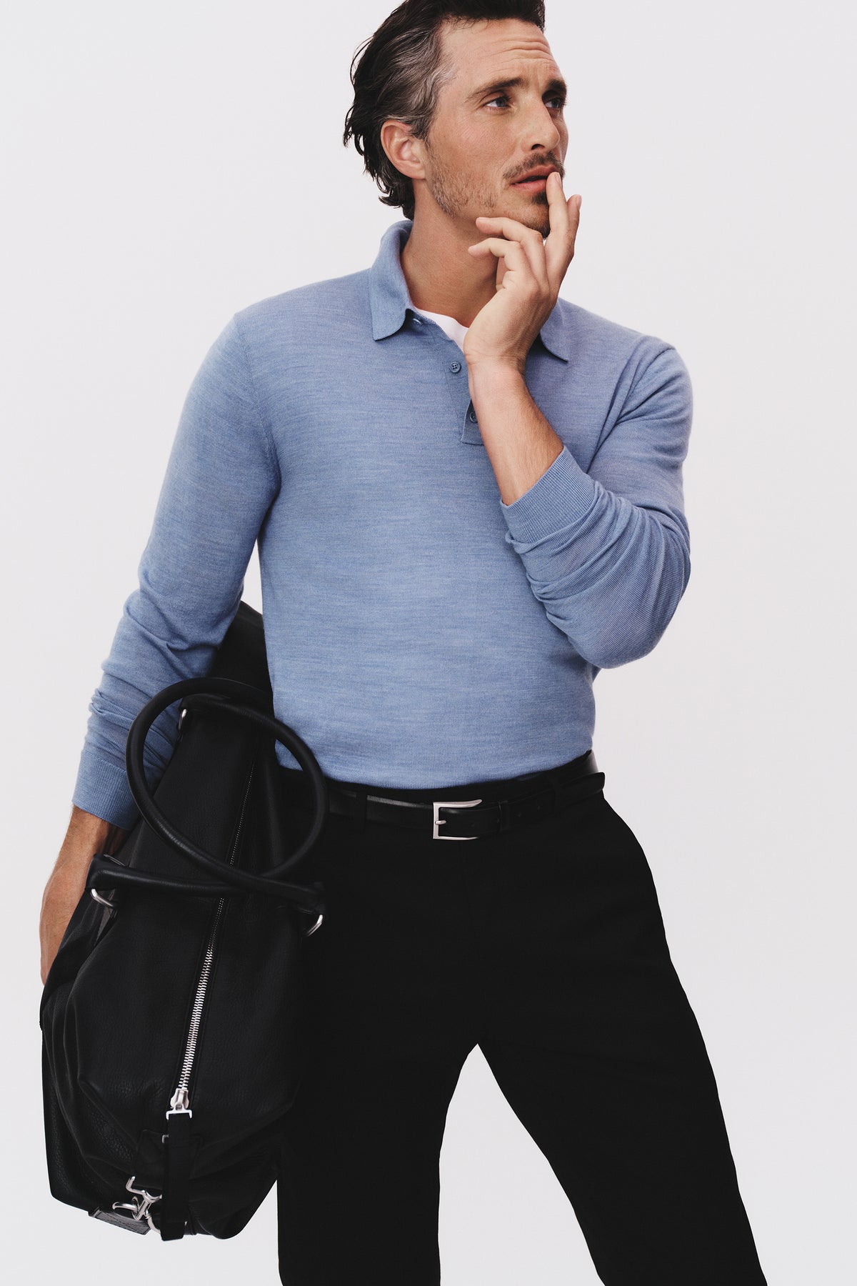 Australian Merino Wool Button Knit Polo