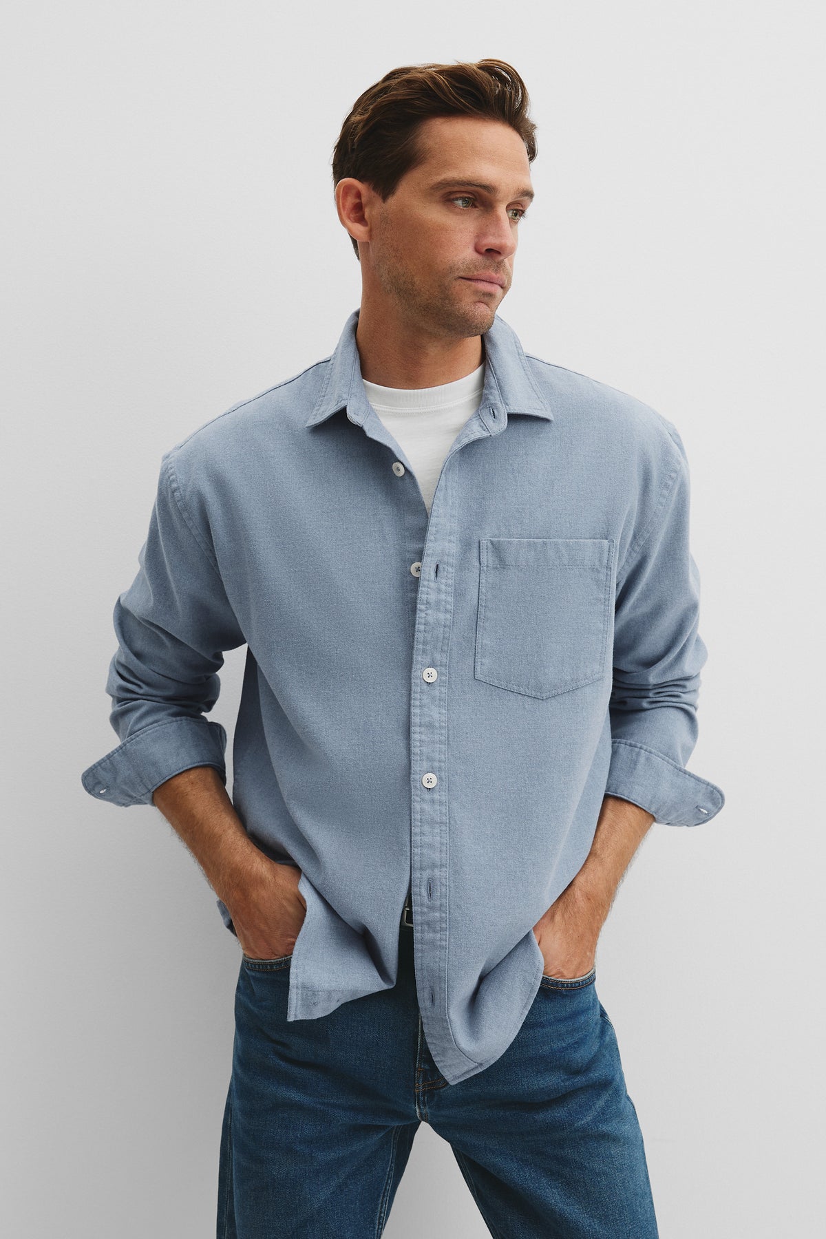Relaxed Fit Heavy Brushed Shirt