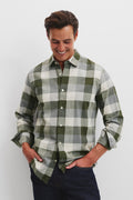 Regular Fit Cotton Flannel Check Shirt