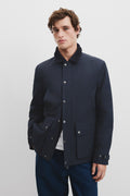 Cord Trim Wadded Jacket