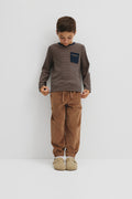 Organically Grown Cotton Long Sleeve Pocket T-Shirt