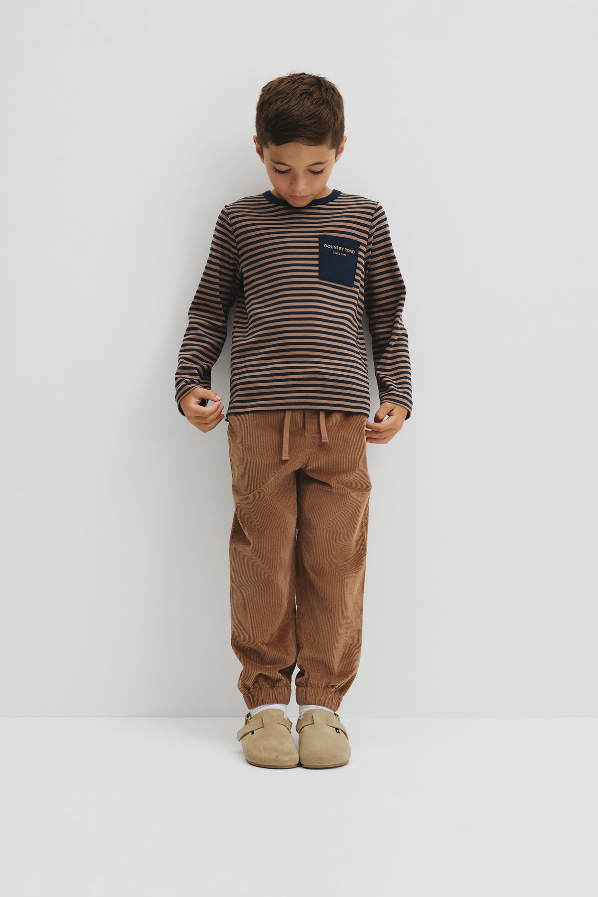 Organically Grown Cotton Long Sleeve Pocket T-Shirt