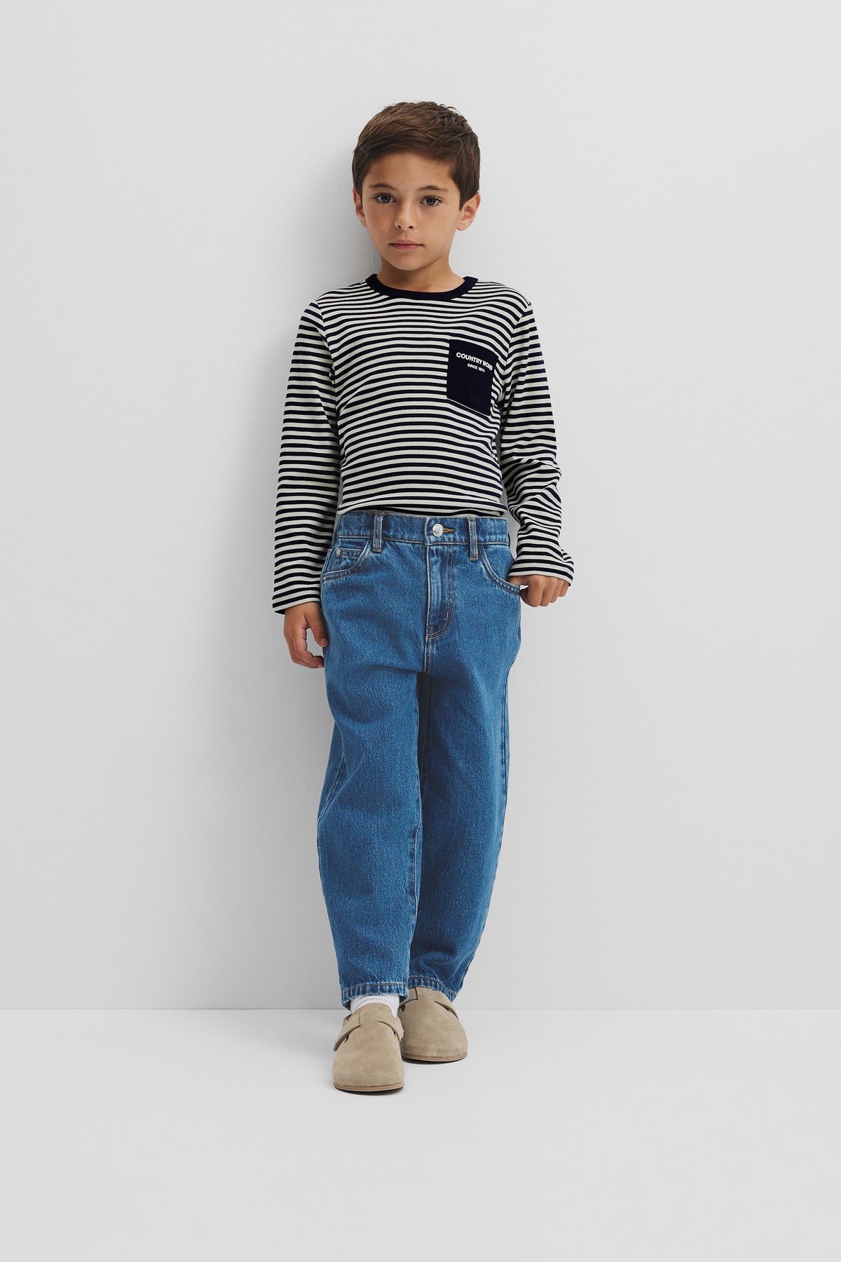 Organically Grown Cotton Long Sleeve Pocket T-Shirt