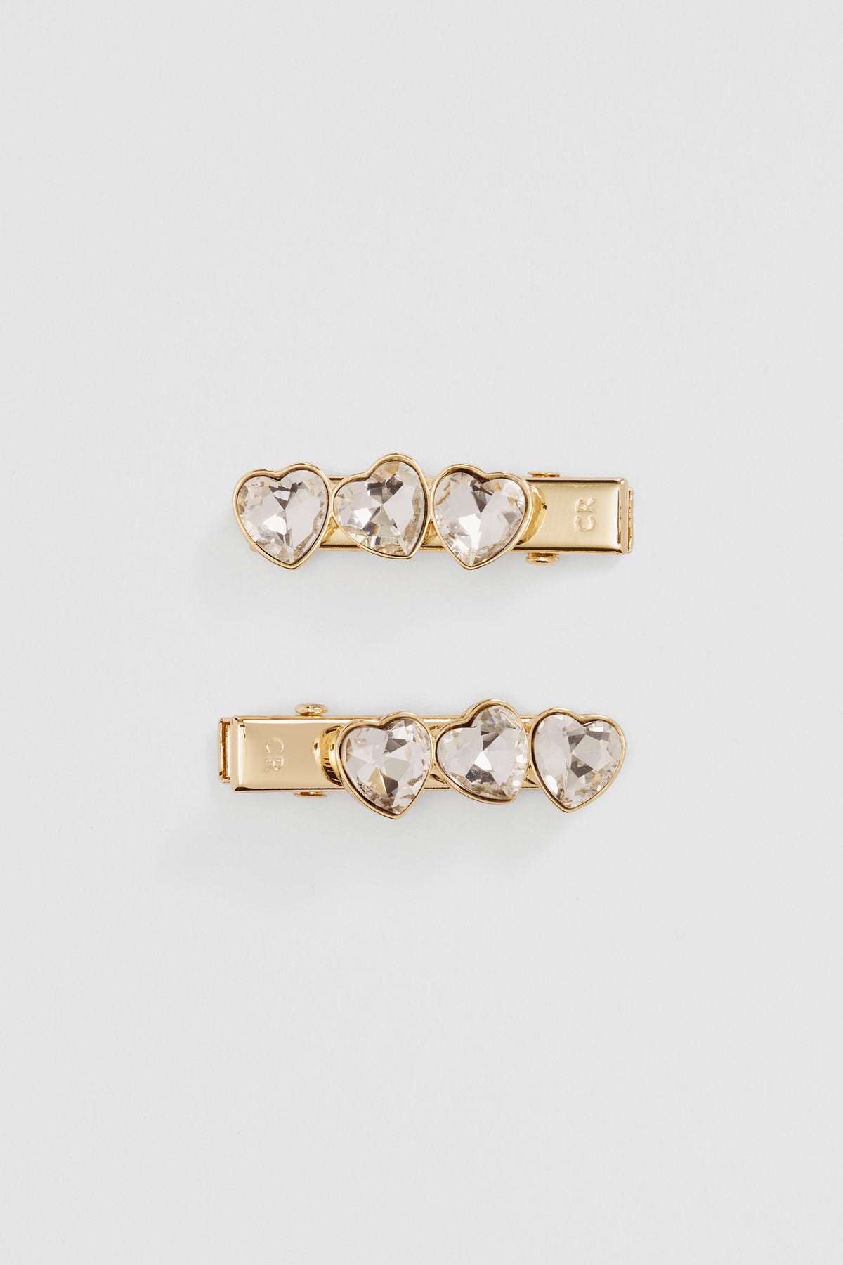 Mini Heart Clip Pack Of 2